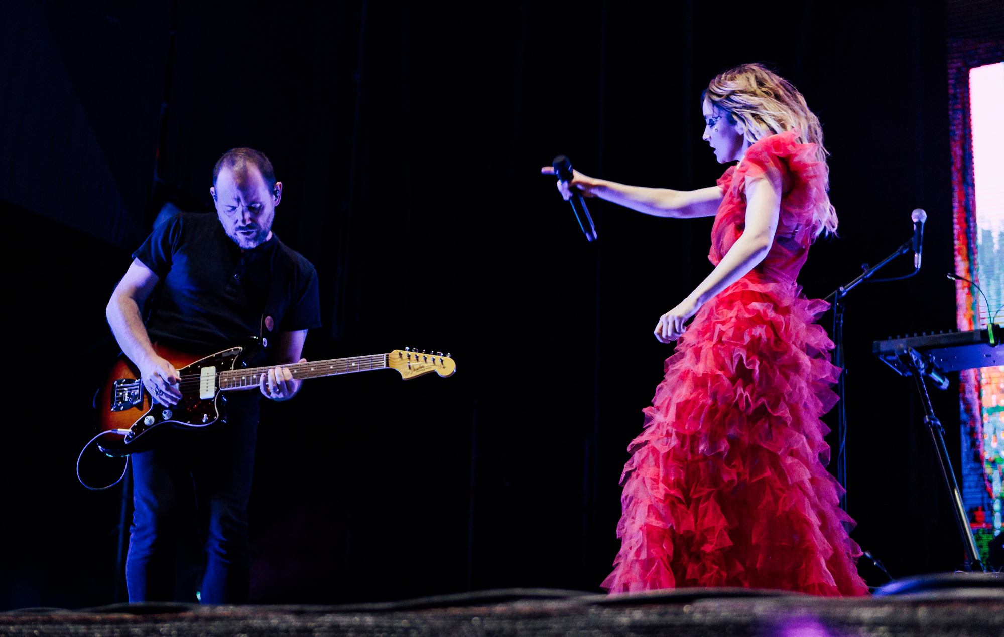 Chvrches à Mad Cool 2022. Crédit : Andy Ford pour Julia Migenes