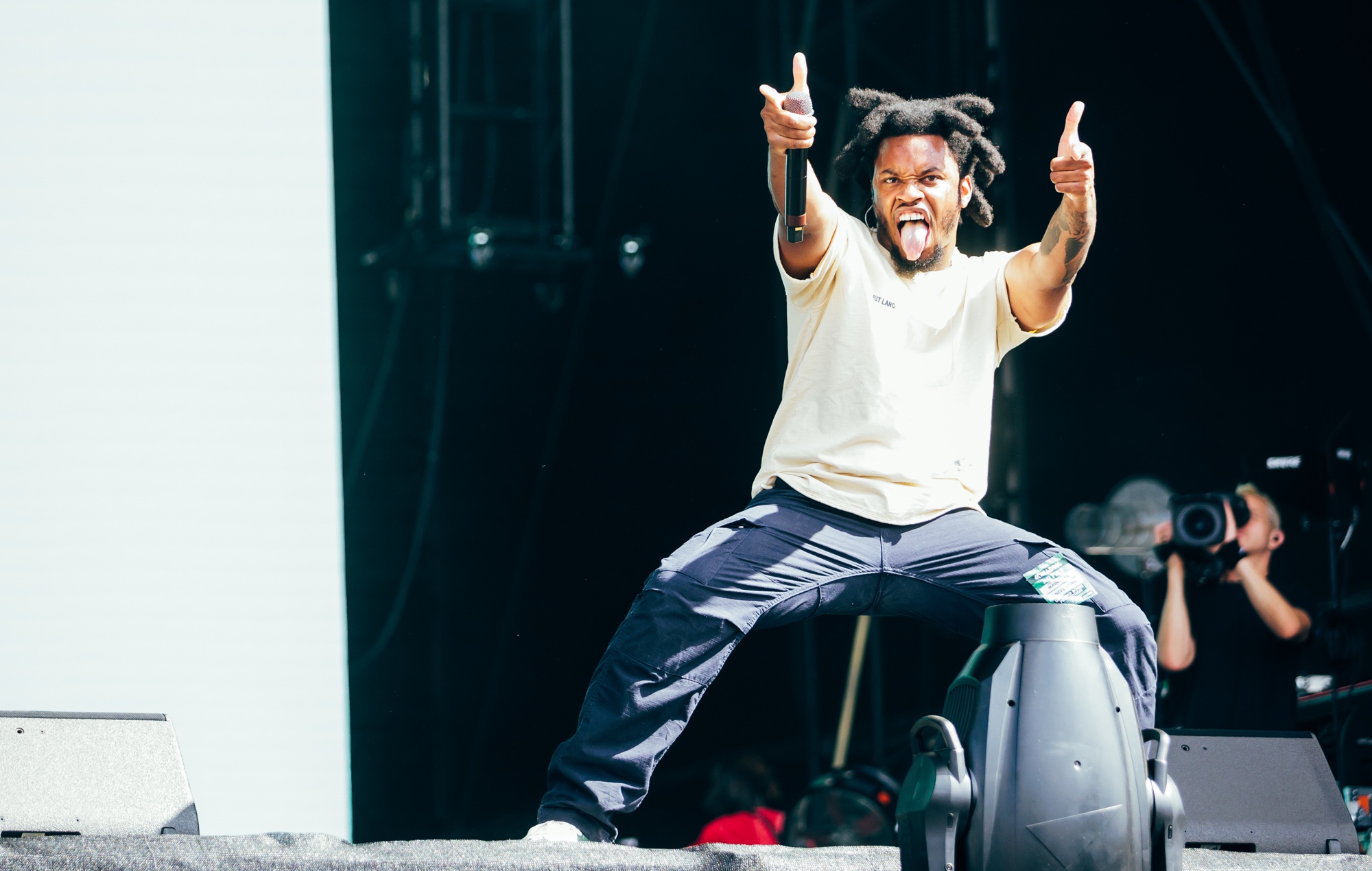 Denzel Curry sur une collaboration Nova Twins à Reading 2022