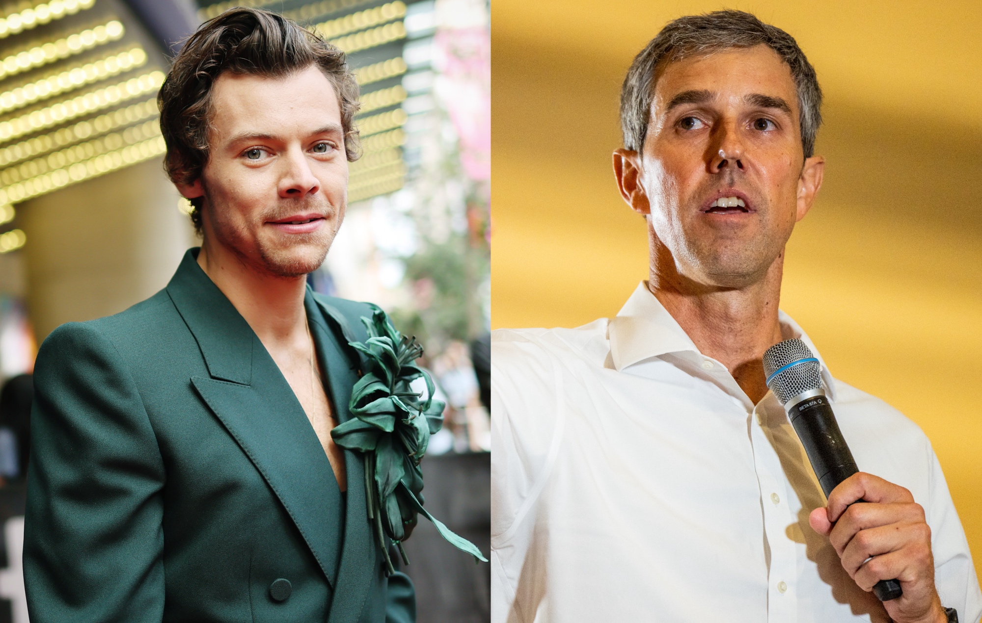 Harry Styles soutient Beto O'Rourke lors du show d'Austin