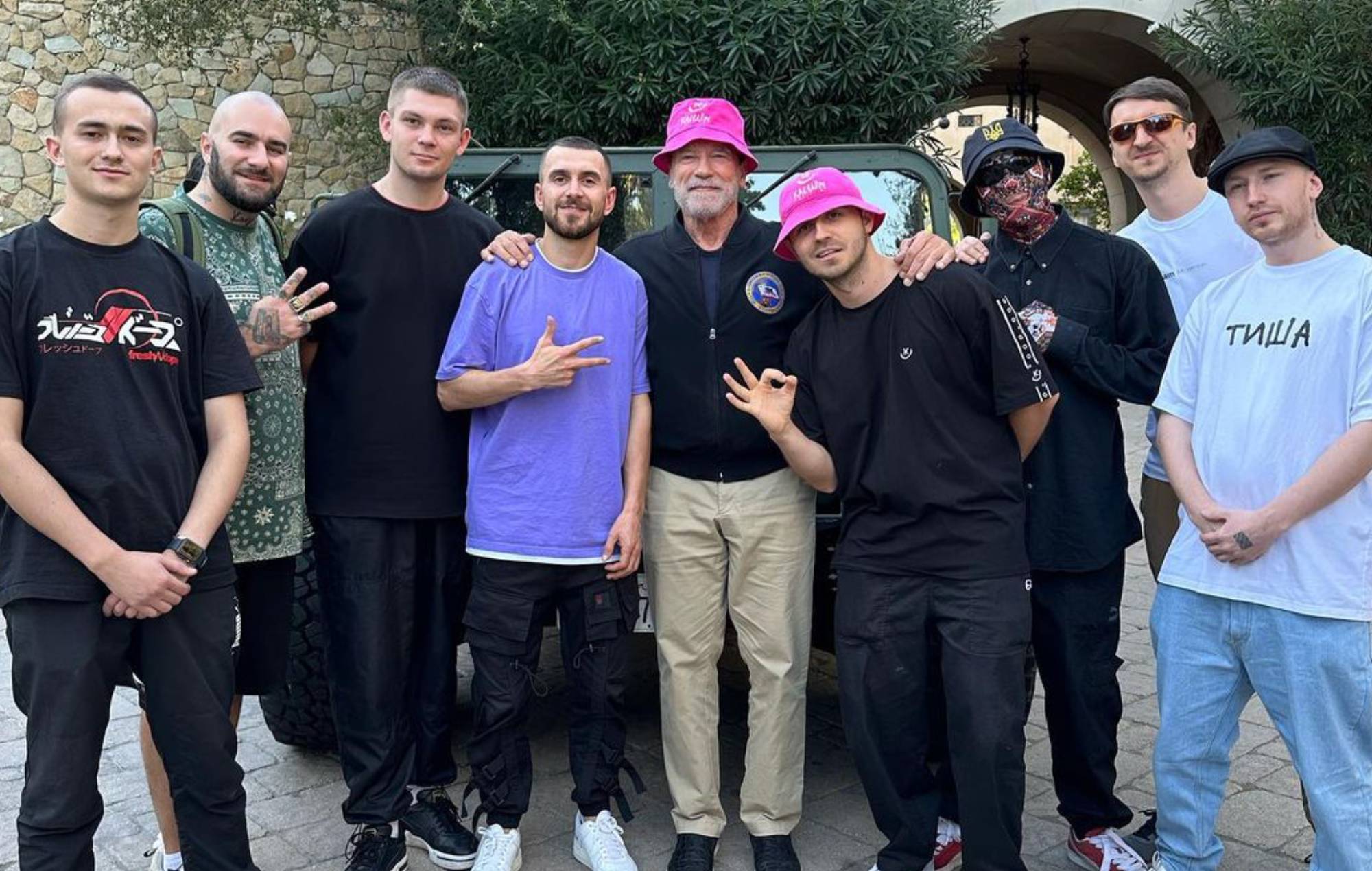 Kalush Orchestra rencontre Arnold Schwarzenegger à LA