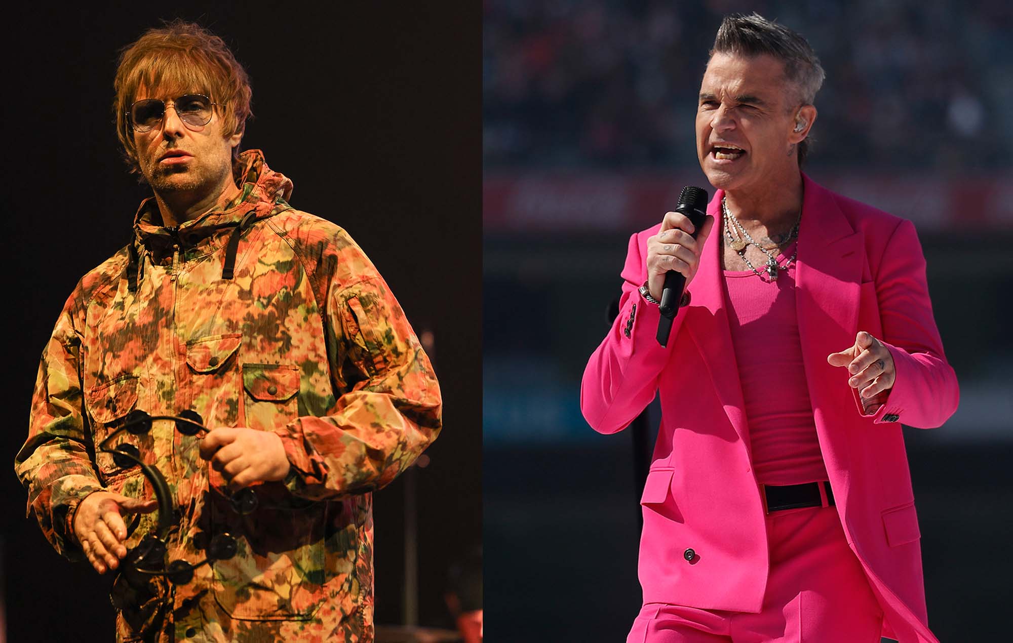 Liam Gallagher répond aux "intimidateurs" d'Oasis de Robbie Williams