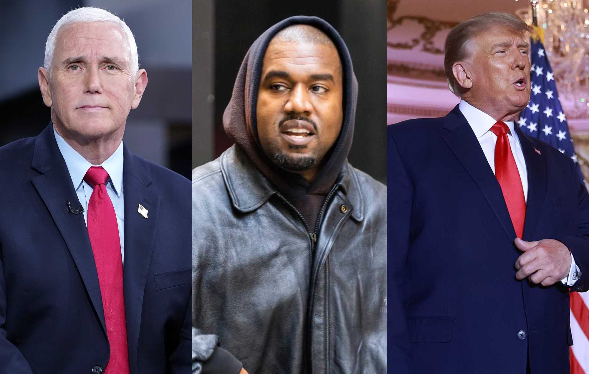 Trump critiqué par Mike Pence et d'autres républicains pour avoir rencontré Kanye West et Nick Fuentes