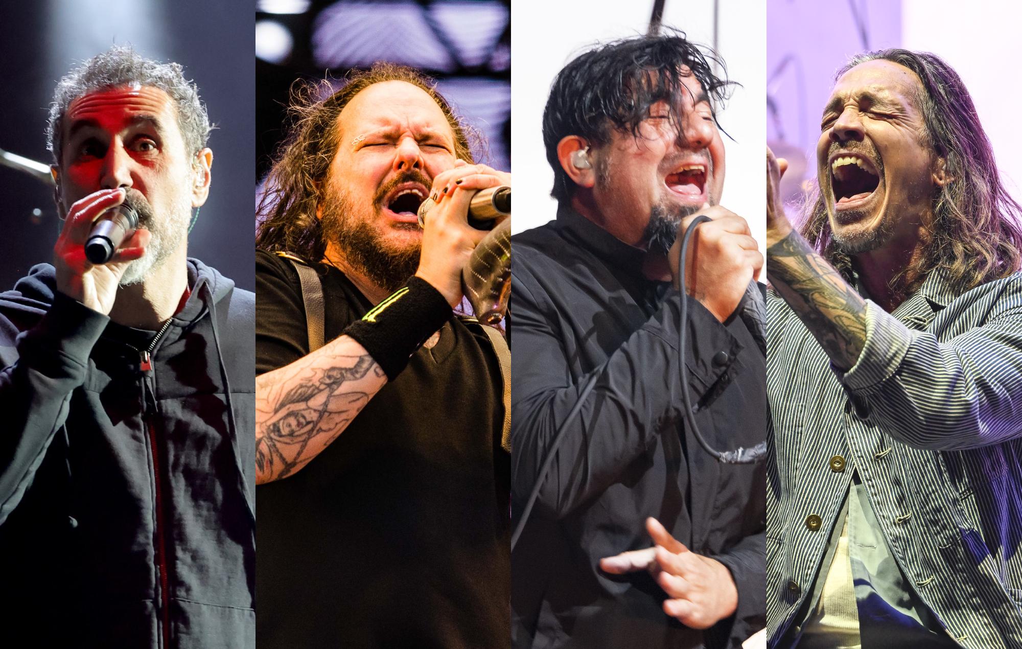 System Of A Down, Korn, Deftones et Incubus en tête d'affiche