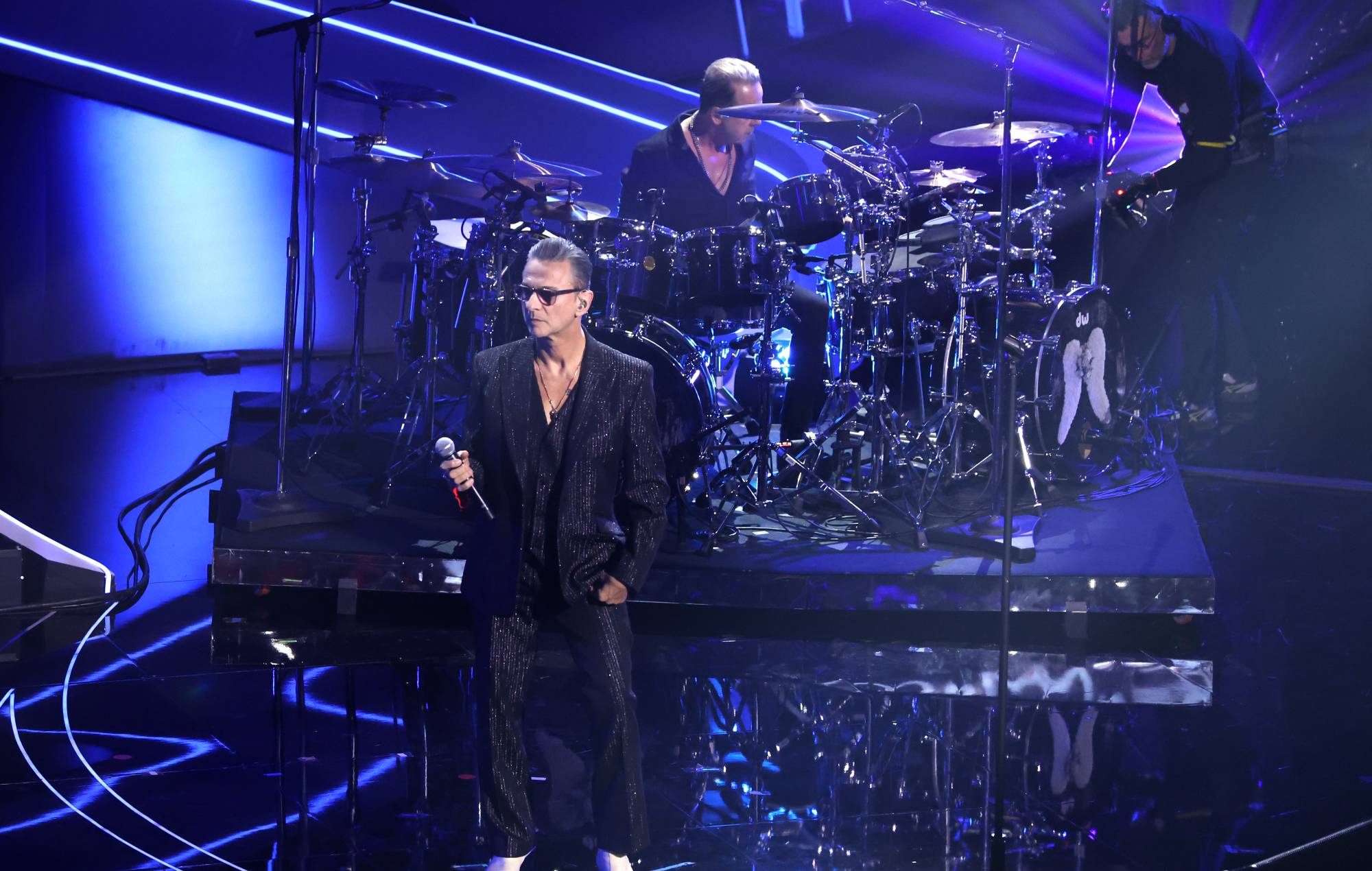 Regardez la performance majestueuse de Depeche Mode de 'Ghosts Again' et 'Personal Jesus' sur 'The Late Show'