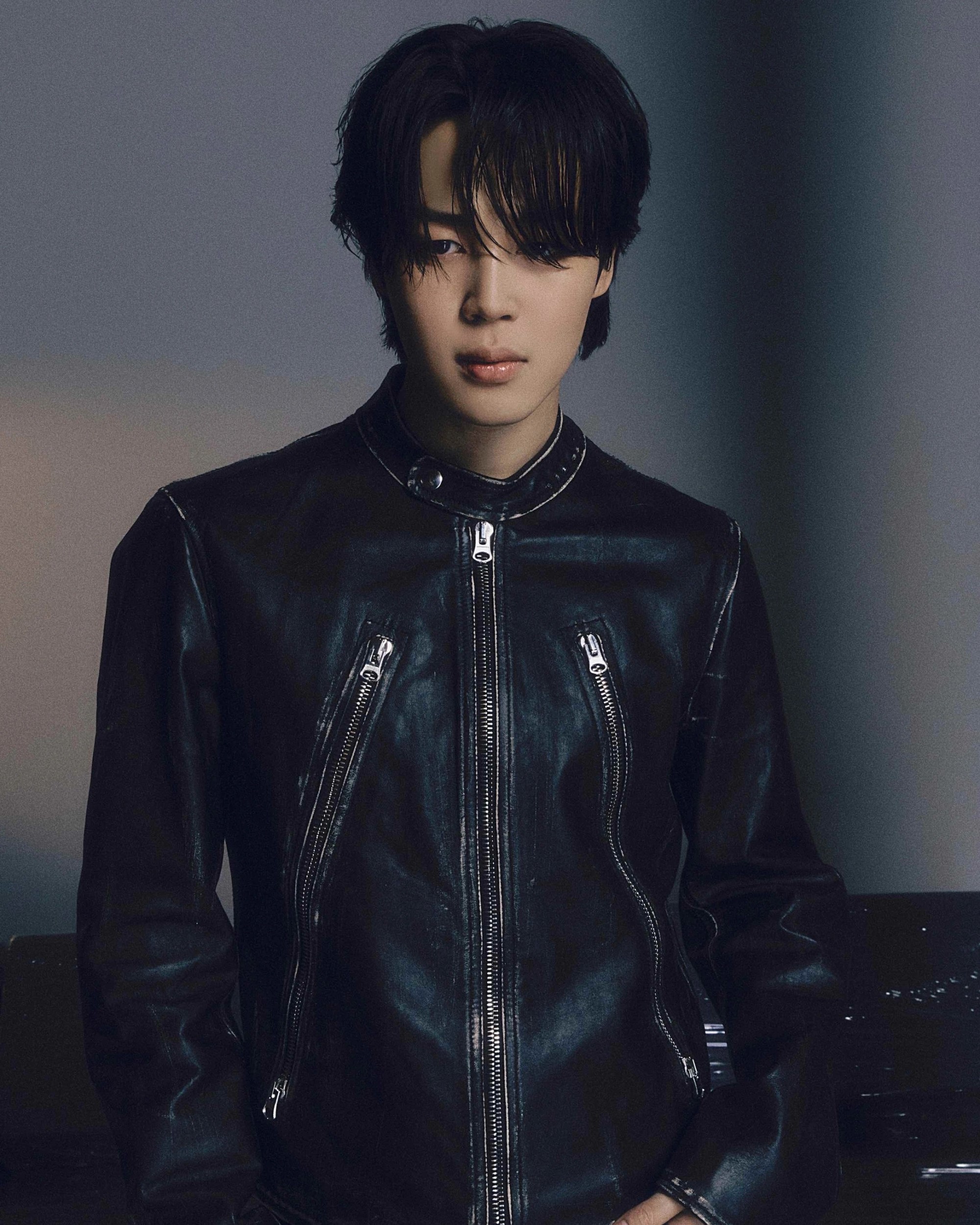 examen du visage de jimin