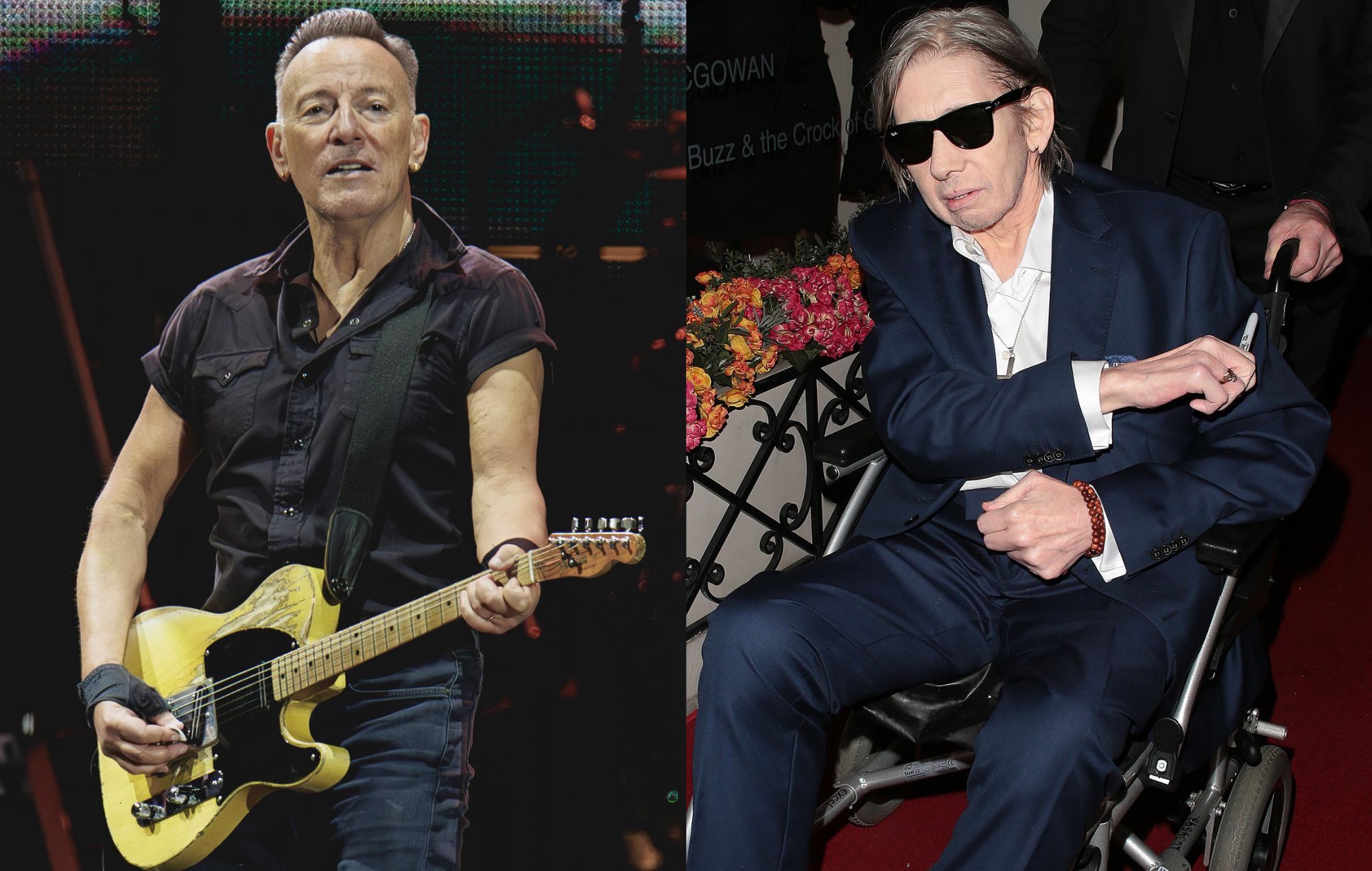 Bruce Springsteen surprend Shane MacGowan avec une visite avant les spectacles de Dublin
