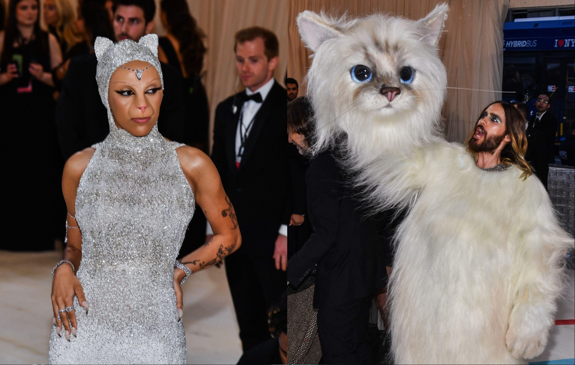 Doja Cat et Jared Leto assistent au Met Gala 2023 en tant que chats