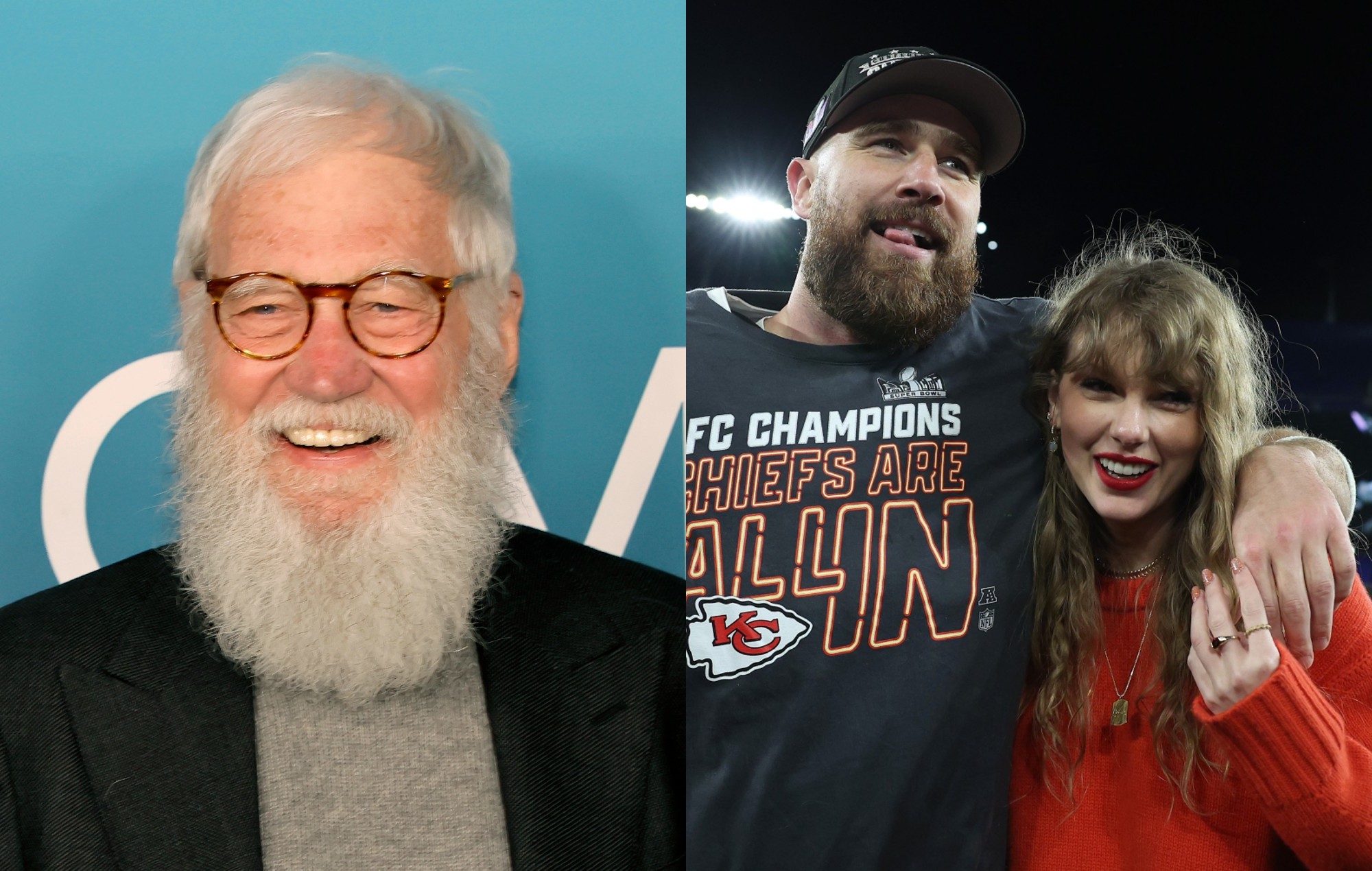 David Letterman dit à ceux qui détestent Taylor Swift et Travis Kelce de « se taire »