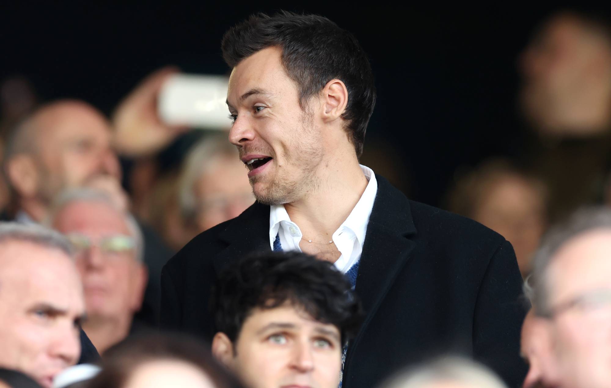 Harry Styles et Ezra Koenig de Vampire Weekend assistent au match de Luton Town contre Manchester United