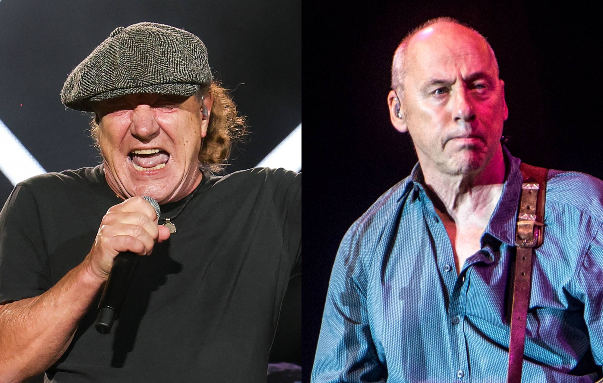 Brian Johnson d'AC/DC et Mark Knopfler de Dire Straits joueront dans la nouvelle série documentaire "Music Legends"