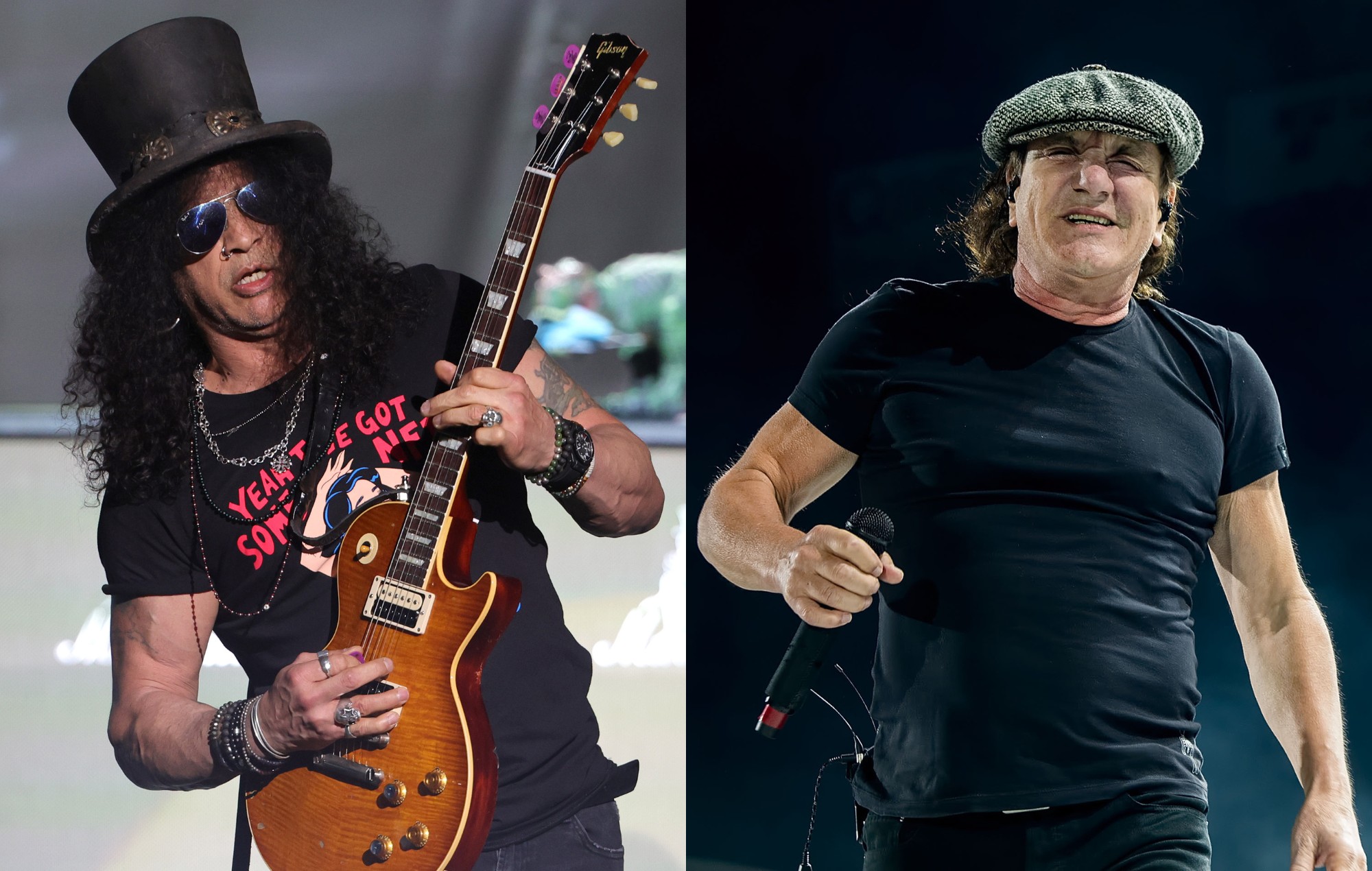 Slash sur la façon dont Brian Johnson d'AC/DC est apparu sur son album