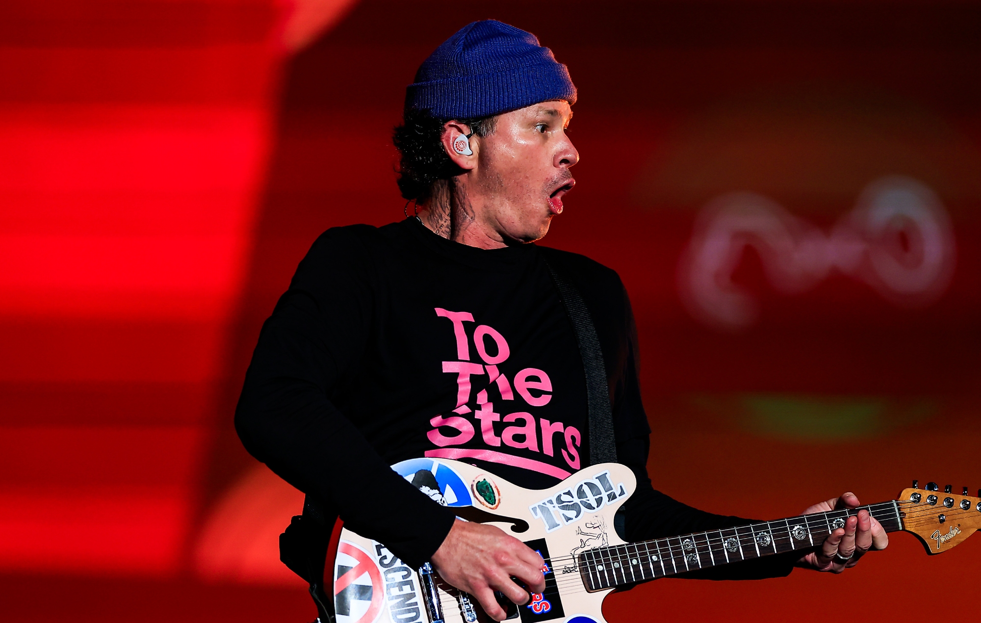 Tom DeLonge a eu un coup de chaleur lors du concert de Blink-182 au Paraguay