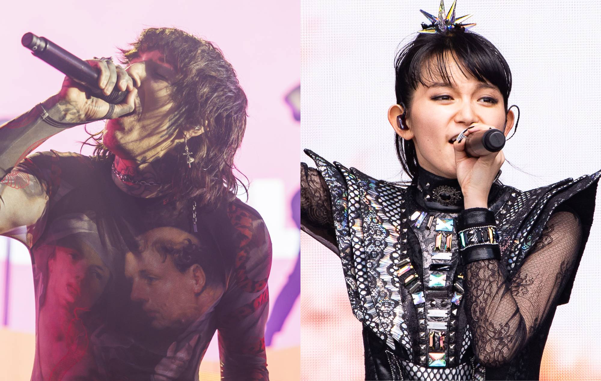 Regardez Oli Sykes de Bring Me The Horizon rejoindre BABYMETAL sur scène pour « Kingslayer » à Sick New World