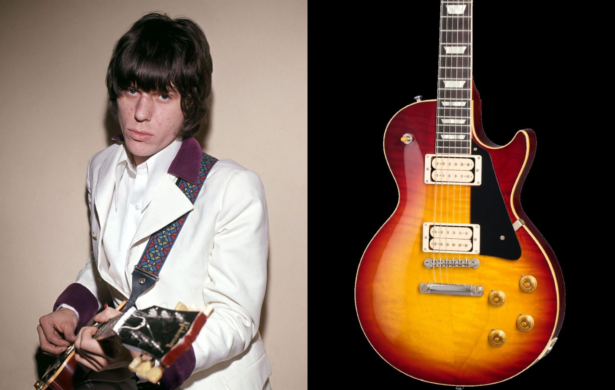 Gibson annonce la guitare personnalisée Jeff Beck 'YardBurst' 1959 Les Paul Standard