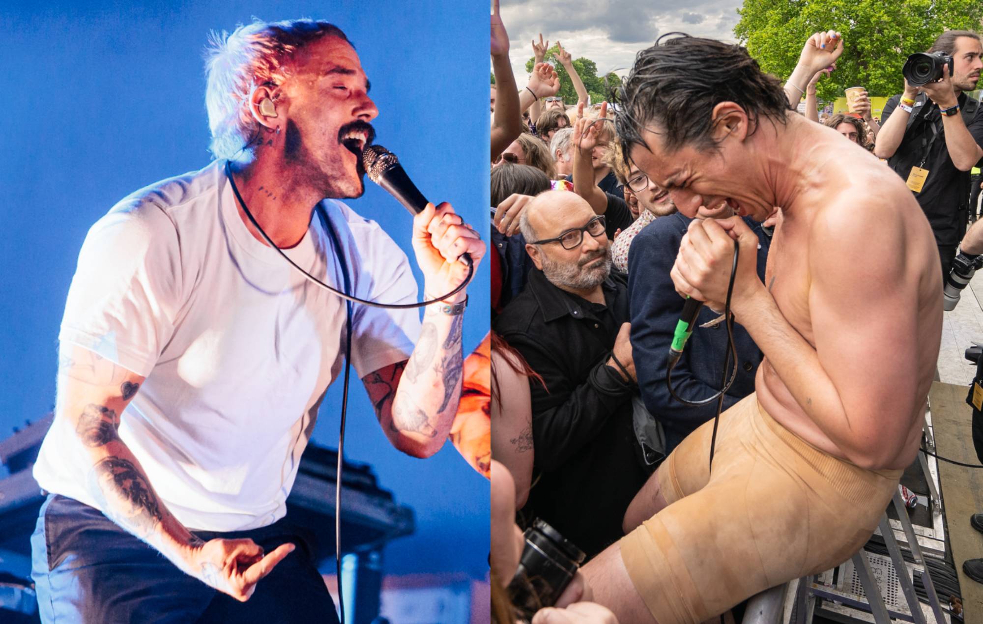 La famille Fat White se moque de Joe Talbot d'IDLES