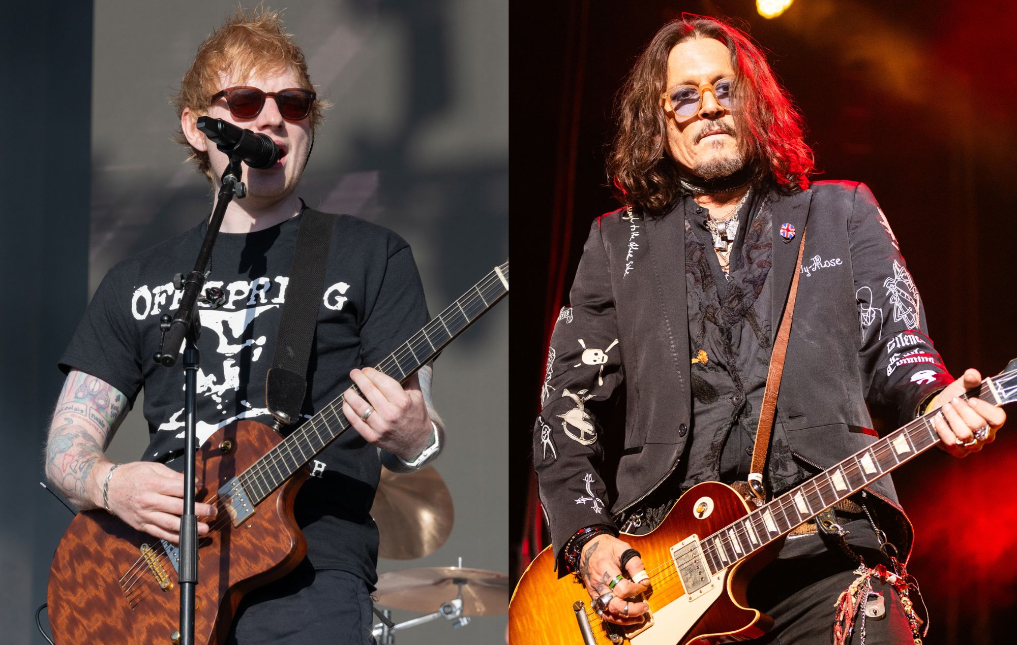 Les réseaux sociaux réagissent après qu'Ed Sheeran a été photographié en train de boire une pinte avec Johnny Depp