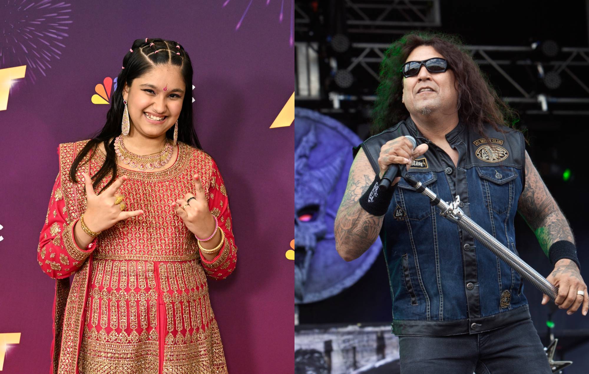 Regardez la prodige de la guitare Maya Neelakantan rejoindre Testament sur scène