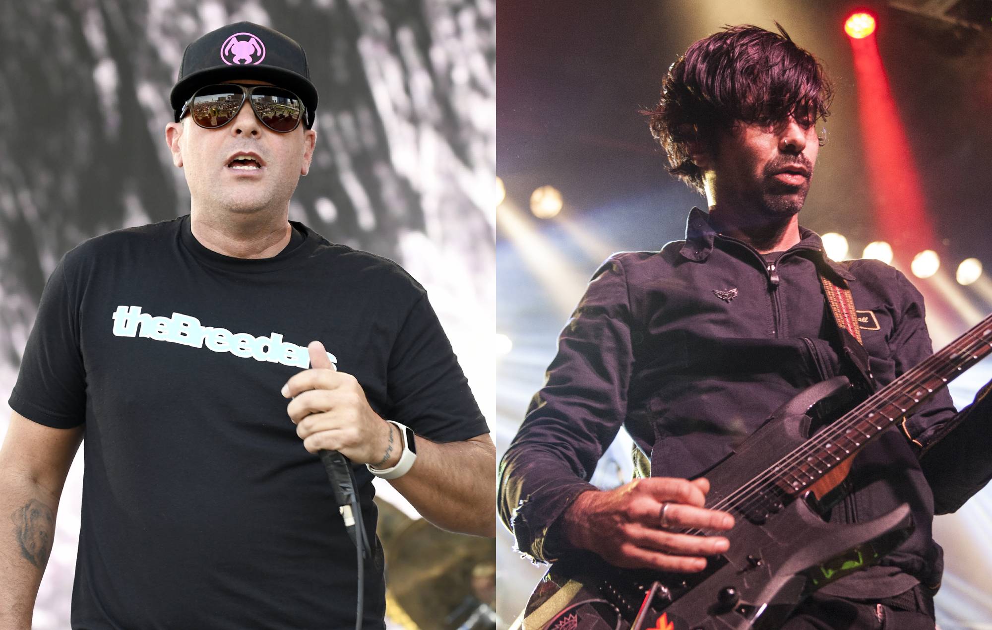 Dryden Mitchell d'Alien Ant Farm donne le coup d'envoi de la tournée de CKY après que le leader Chad I Ginsburg l'ait frappé au visage