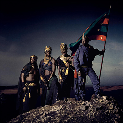 Pochette de l'album Pa Salieu 'Afrikan Alien', photo de presse