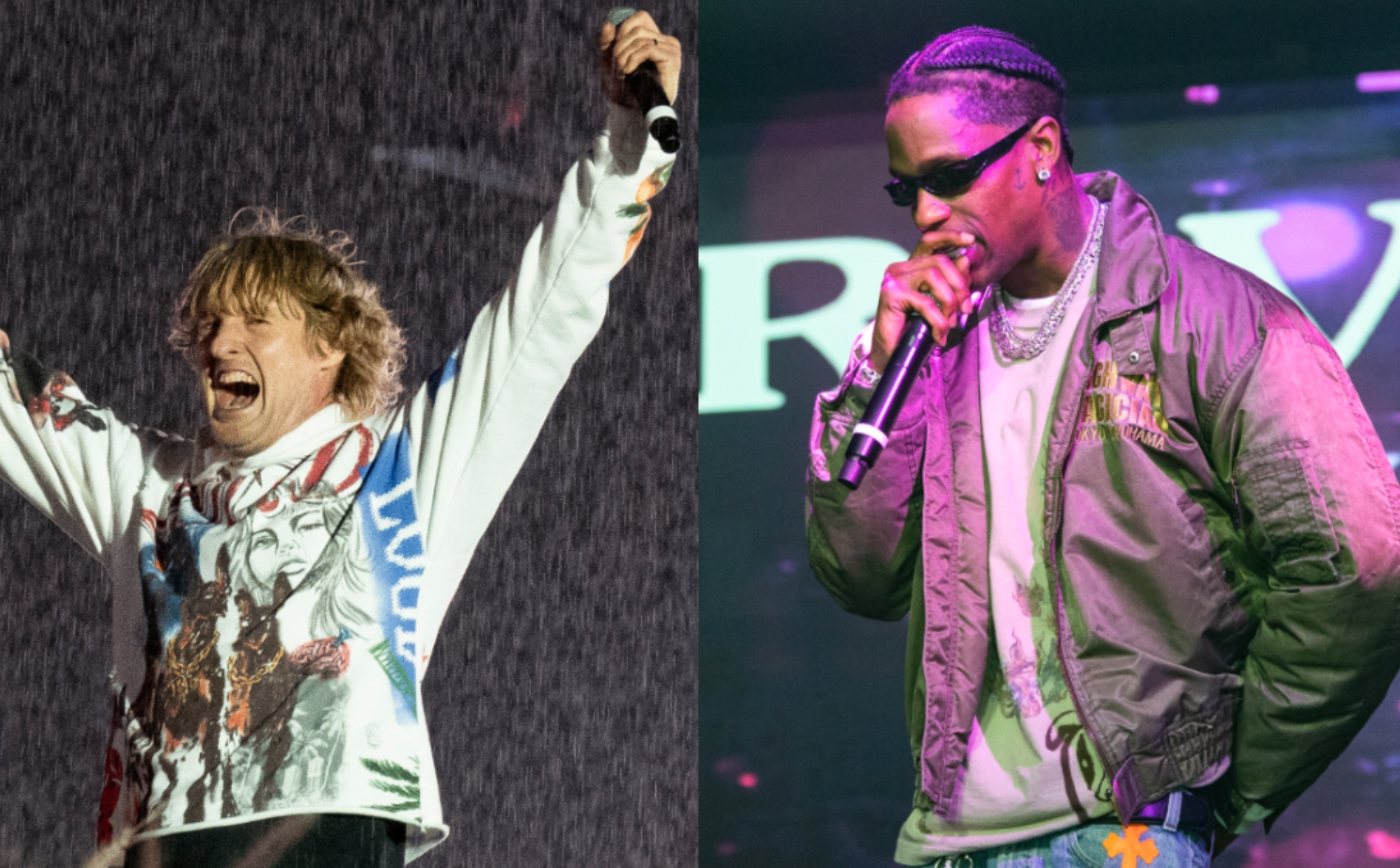Regardez Owen Wilson interpréter « FE!N » sur scène avec Travis Scott au Rolling Loud Festival