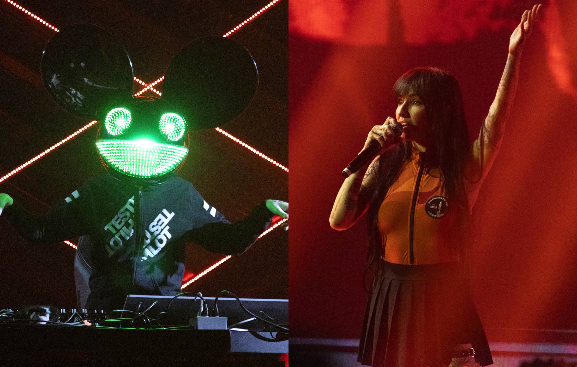 Une collaboratrice de Deadmau5 répond en affirmant qu'elle "mime" la voix du chanteur original : "De la merde arrive"