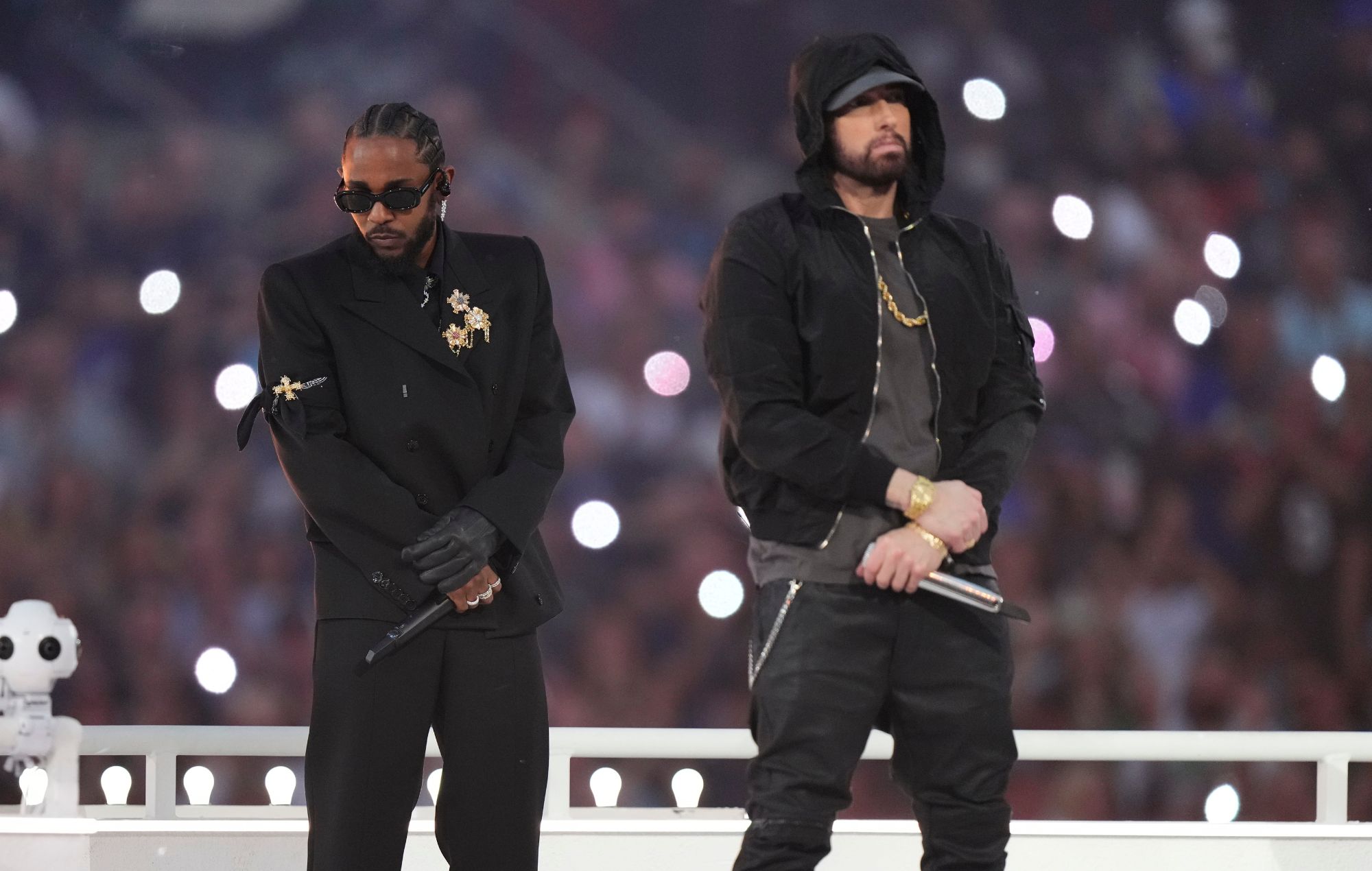 Eminem dit que Kendrick Lamar "va balayer cette merde" aux Grammys 2025
