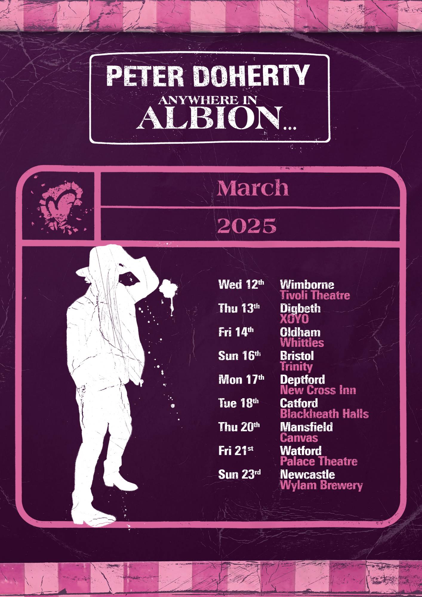 Pete Doherty annonce la tournée solo 'Anywhere In Albion' 2025