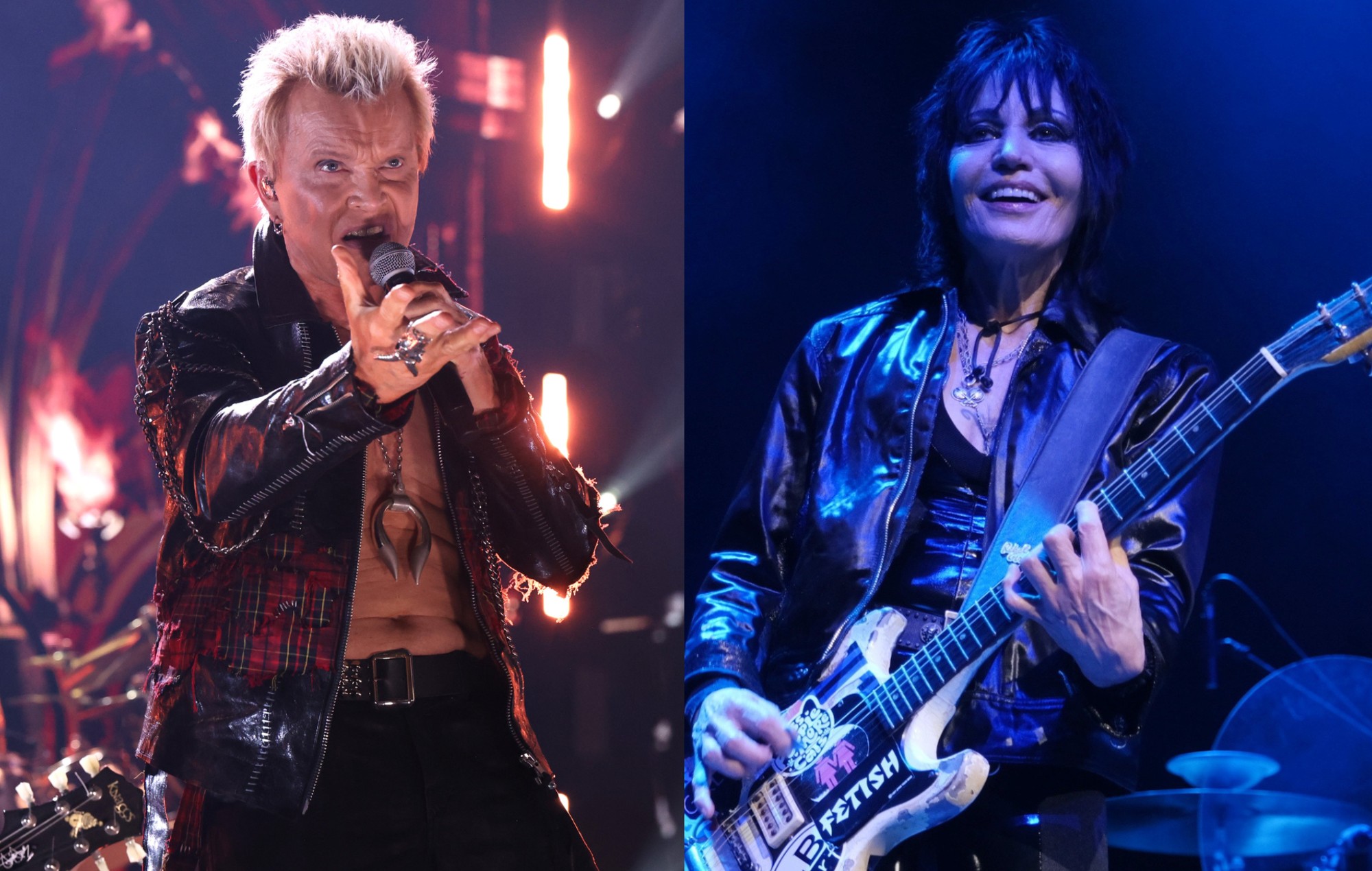 Billy Idol et Joan Jett annoncent une tournée nord-américaine commune