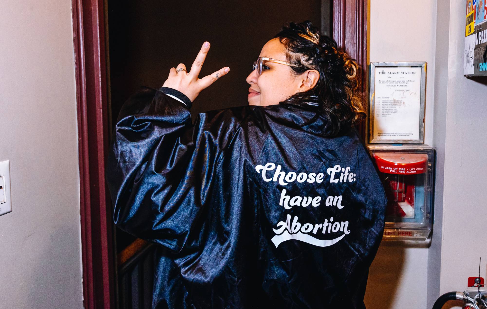 Contrôle au sol et bruit pour l'instant Avantage pour l'avortement 2024 à la salle de bal Bowery. Crédit : Emilio Herce