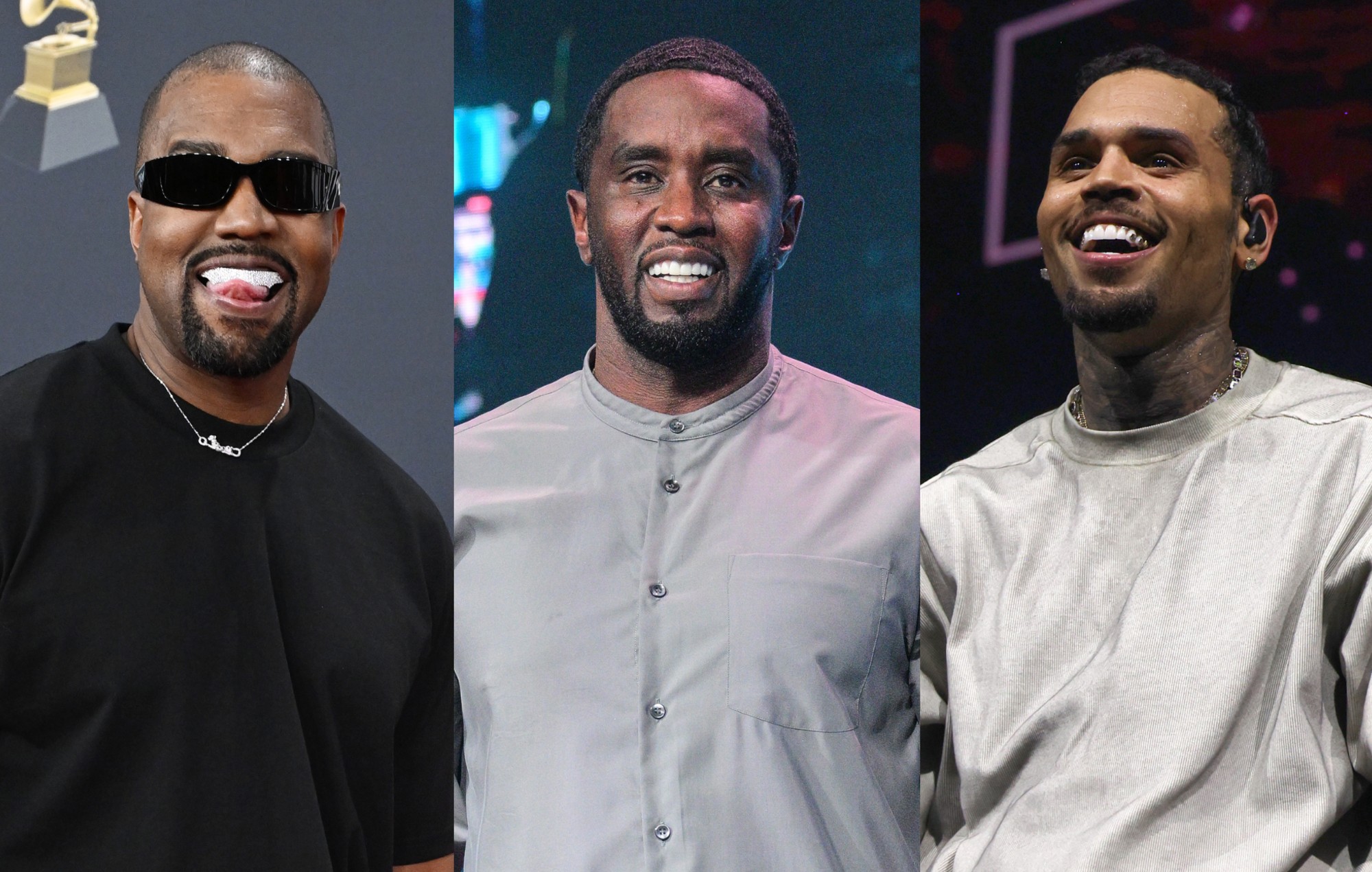 Kanye West Voies Support pour Diddy et Chris Brown: "Free Puff"