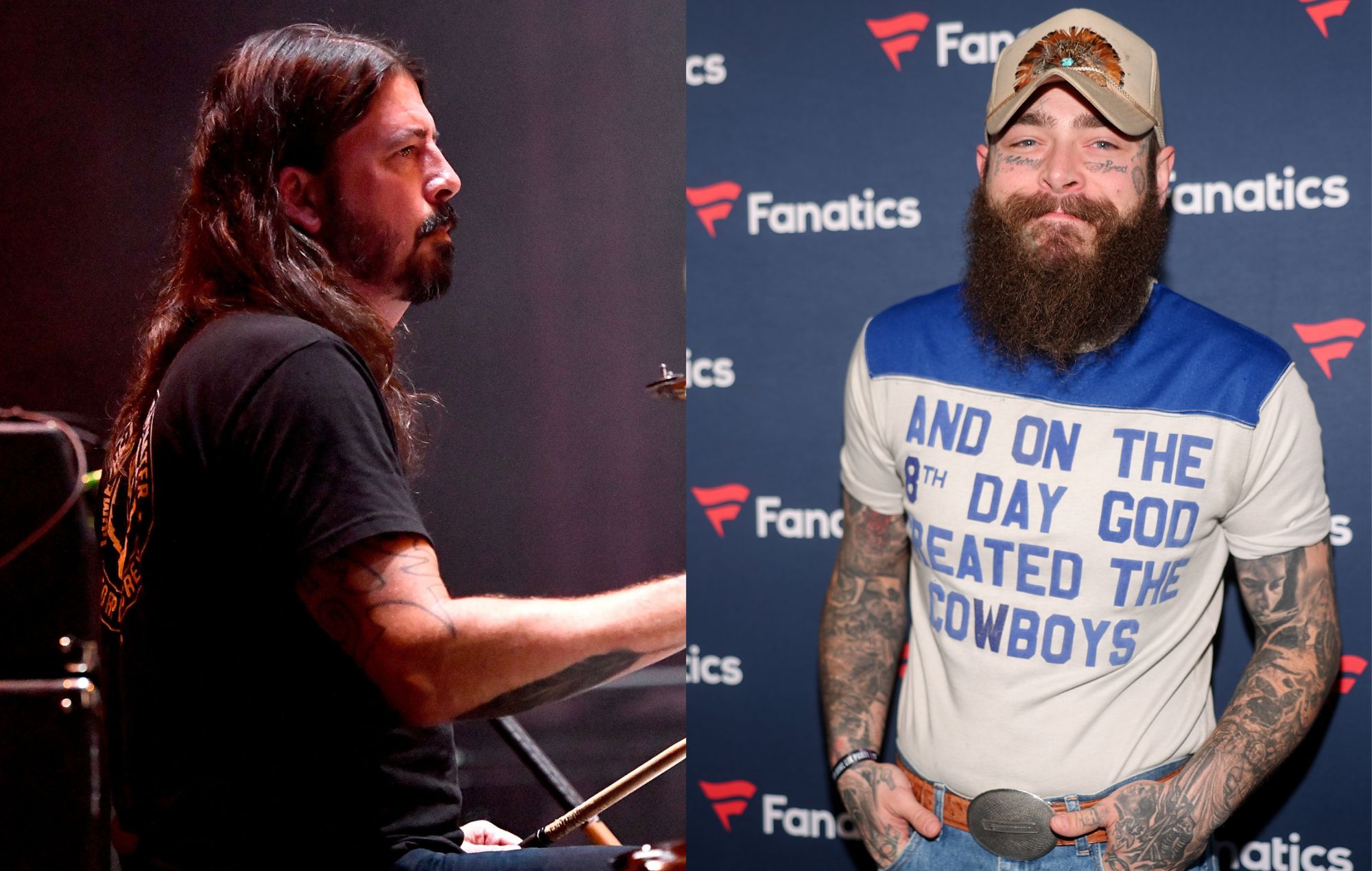 Regardez des images officielles des membres de Nirvana survivants jouant `` Sadhes Like Teen Spirit '' avec Post Malone pour «SNL50»