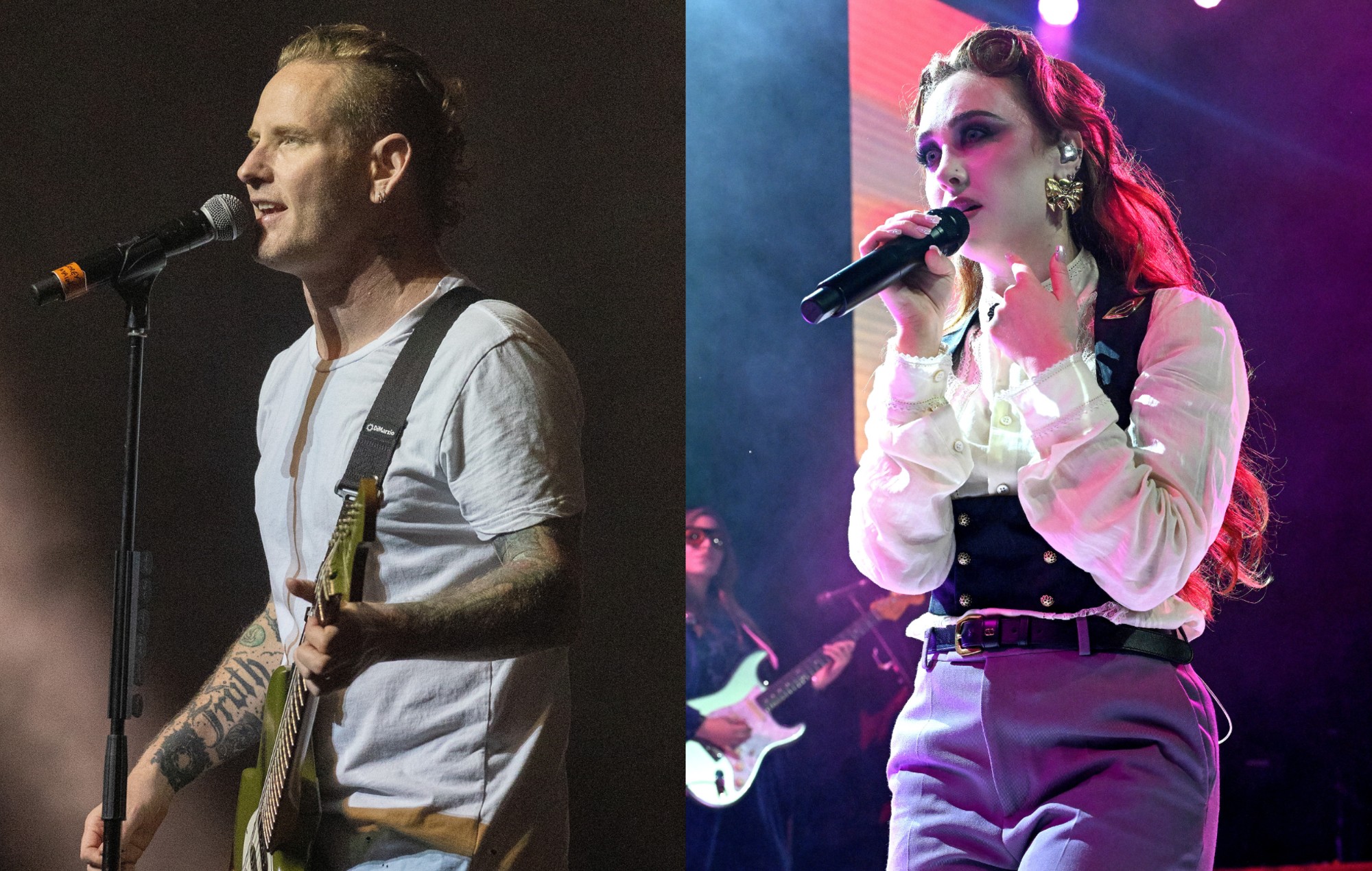 Regardez Corey Taylor de Corey Taylor de Slipknot, `` Pink Pony Club '' de Chappell Roan "
