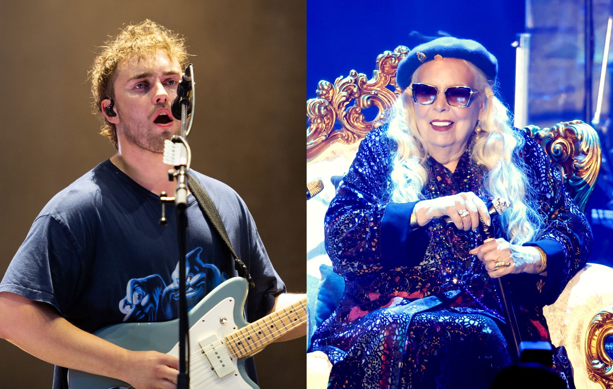Sam Fender "complètement mis en bouteille" et a refusé la chance de se bloquer avec Joni Mitchell