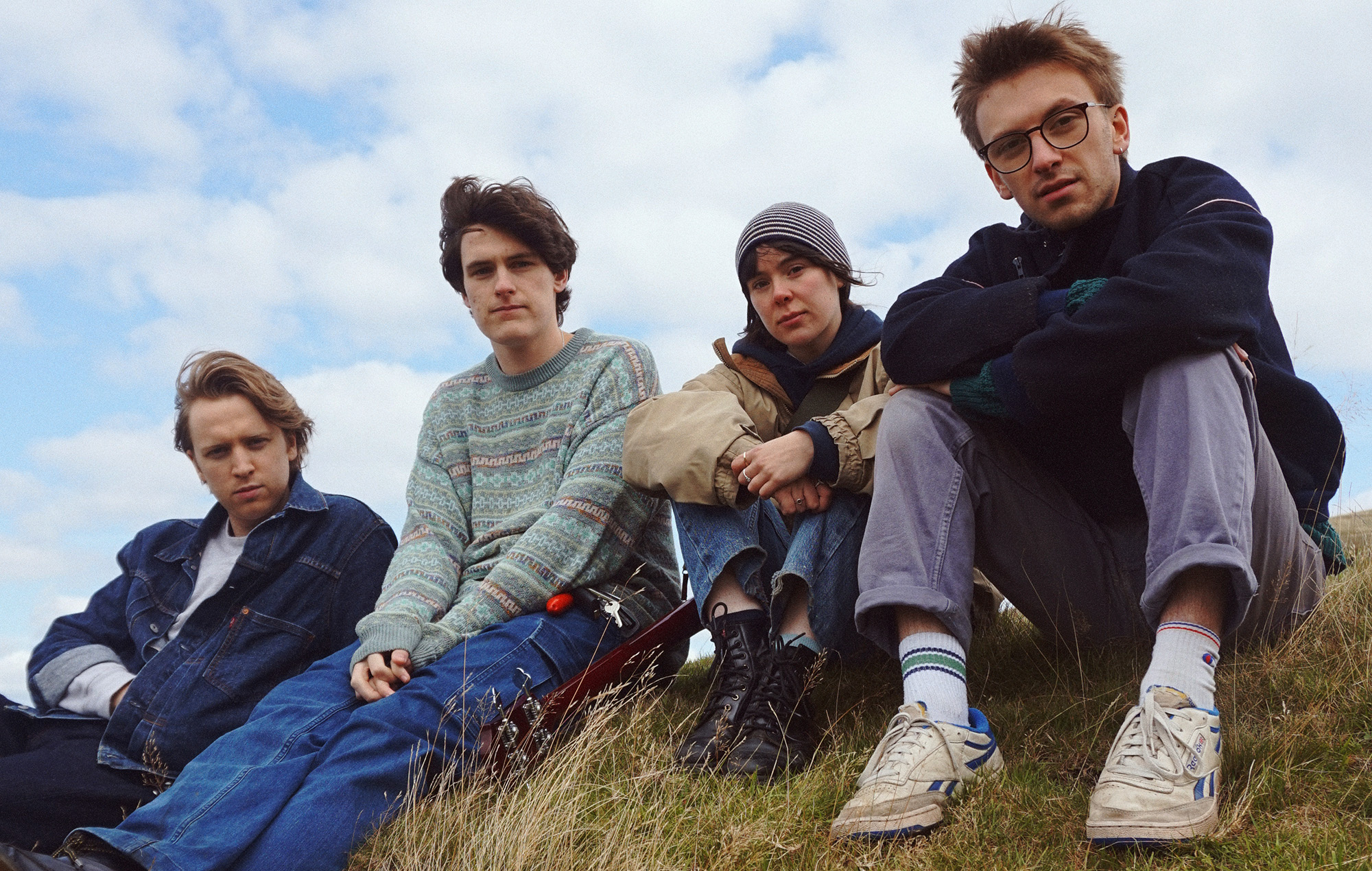 Le groupe apportant «Britainicana» à Glastonbury