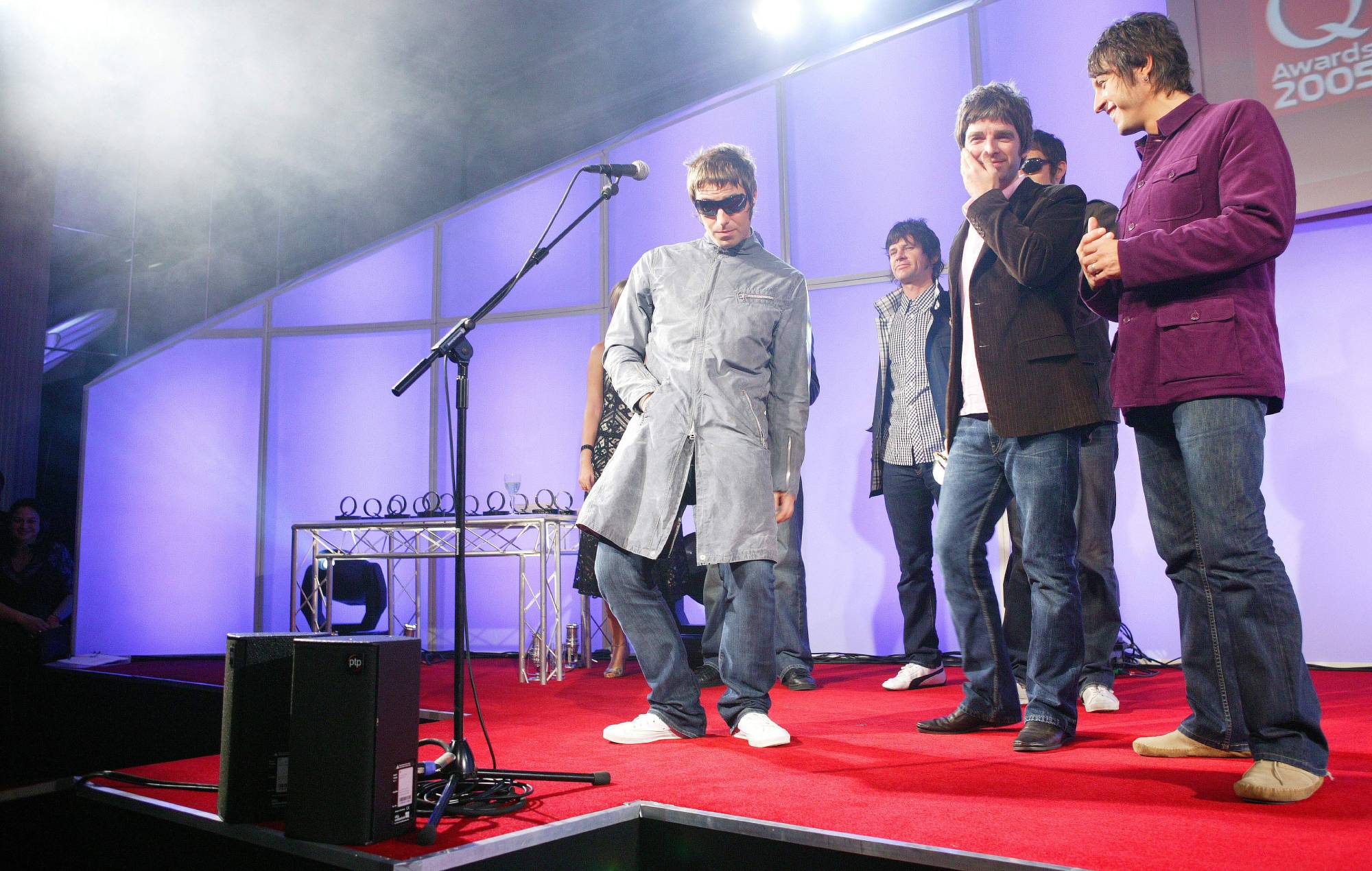 Zak Starkey avec Oasis aux Awards 2005 (Photo de Mick Hutson / Redferns)