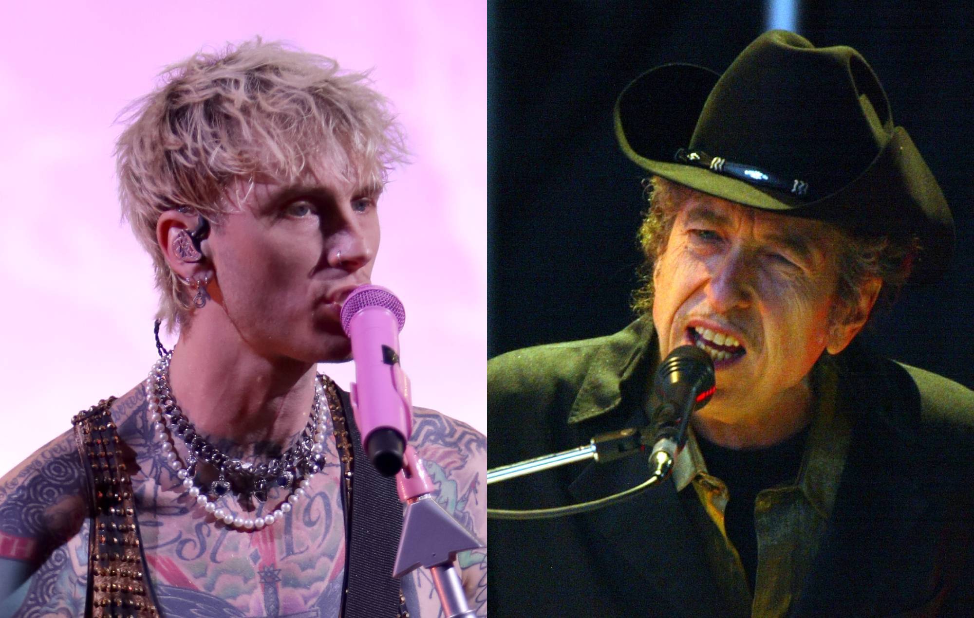 Machine Gun Kelly dit qu'il a fait raconter Bob Dylan à raconter sa bande-annonce d'album à travers "pur désespoir"