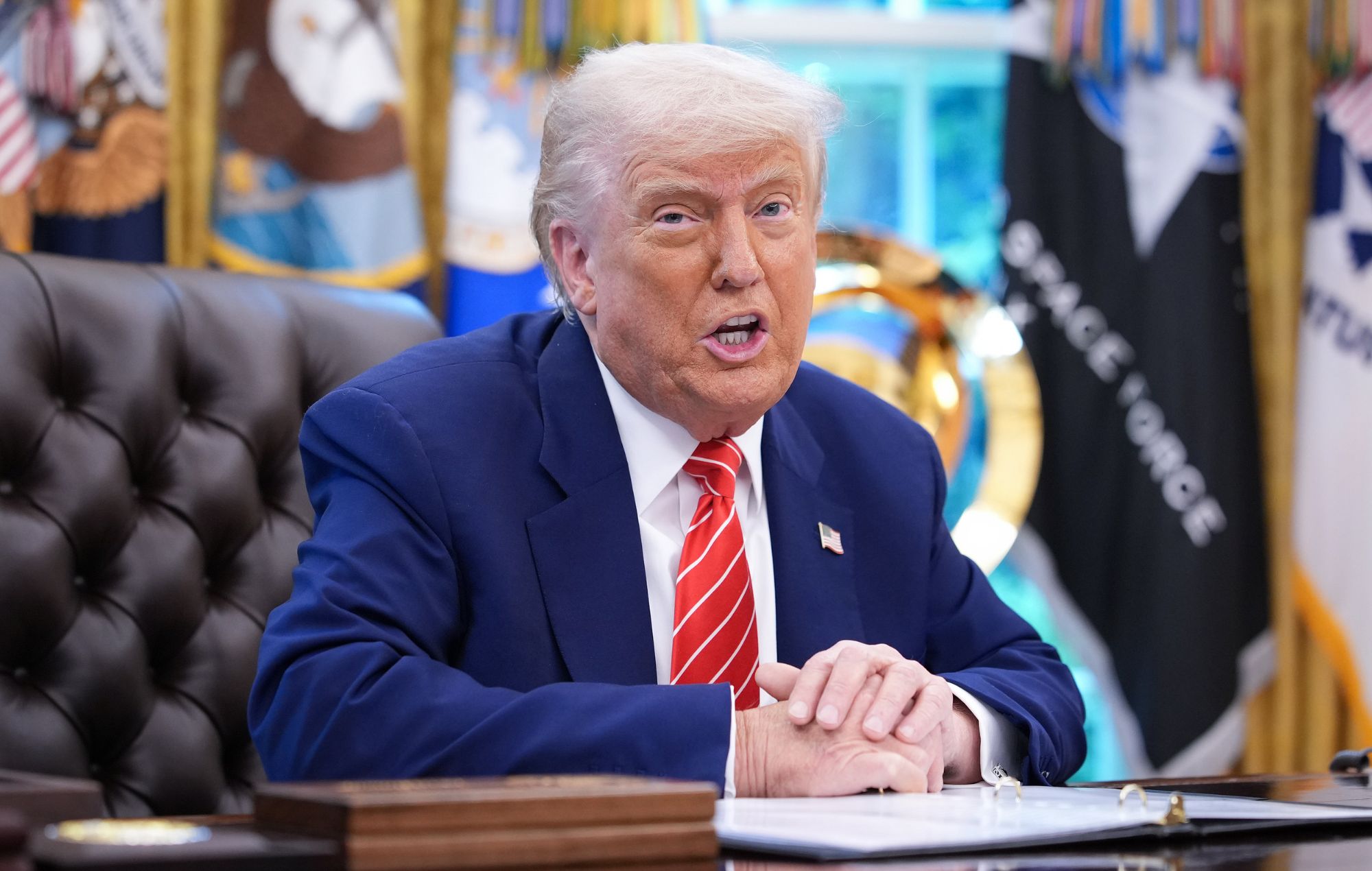 Trump dit qu'il "examinera certainement les faits" concernant le potentiel de diddy, une intervention de 50 cents
