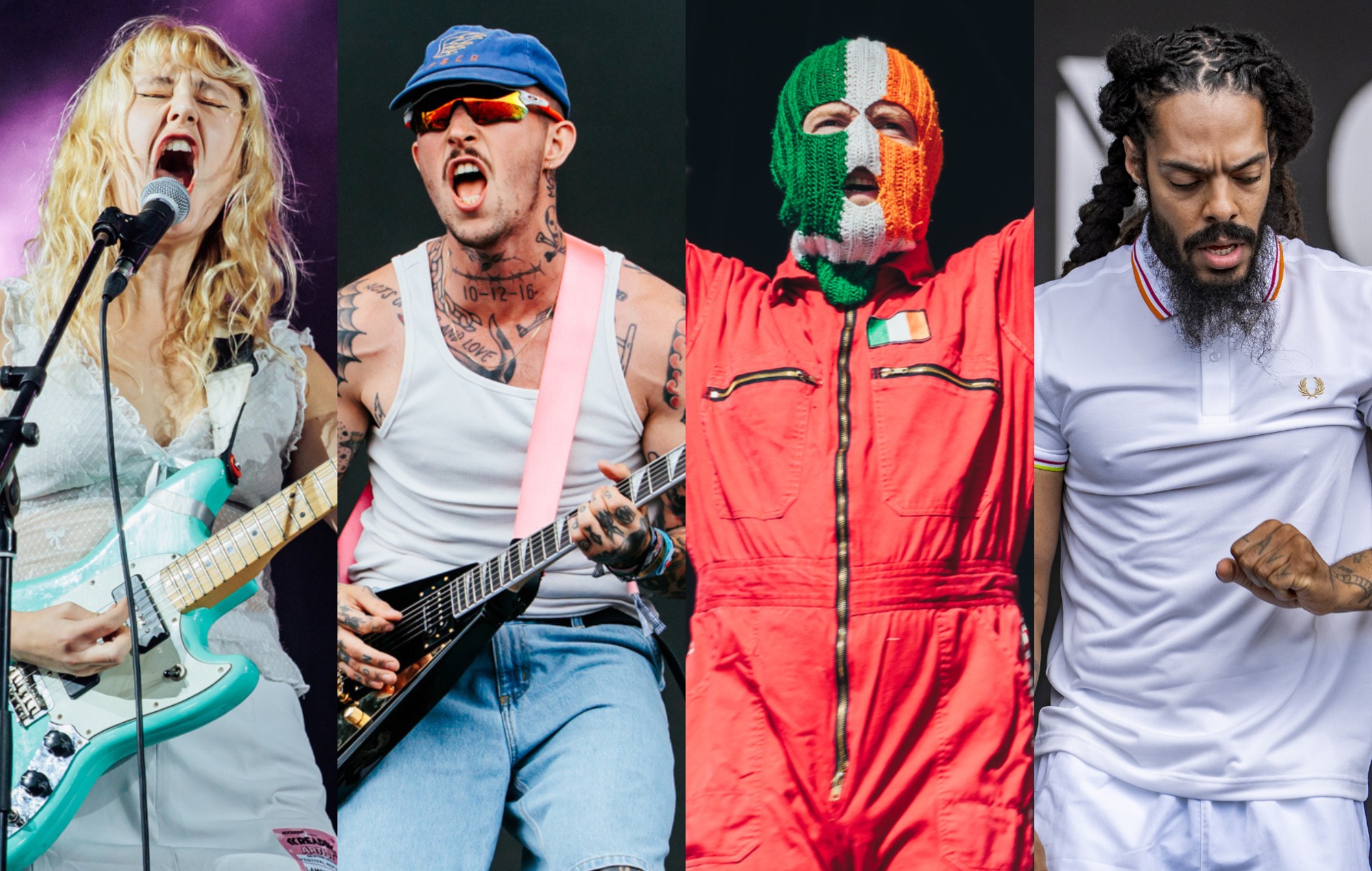 Les filles de Lambrini, le jeu doux et plus de soutien vocal pour Bob Vylan et Knecap à la suite d'enquêtes criminelles sur les ensembles de Glastonbury