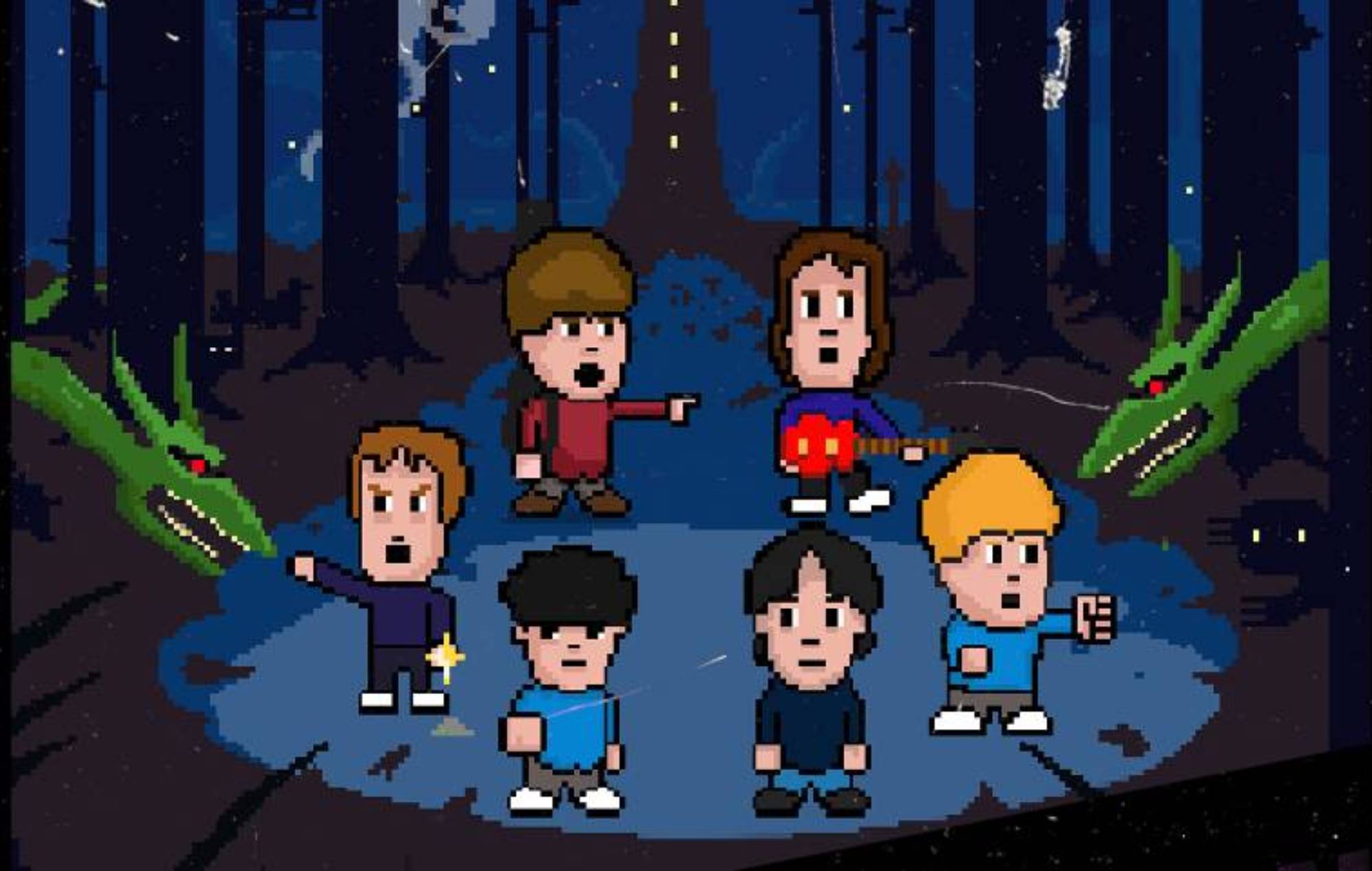 The Coral Rere enregistrement entier du premier album en 2002 au format de jeu vidéo rétro