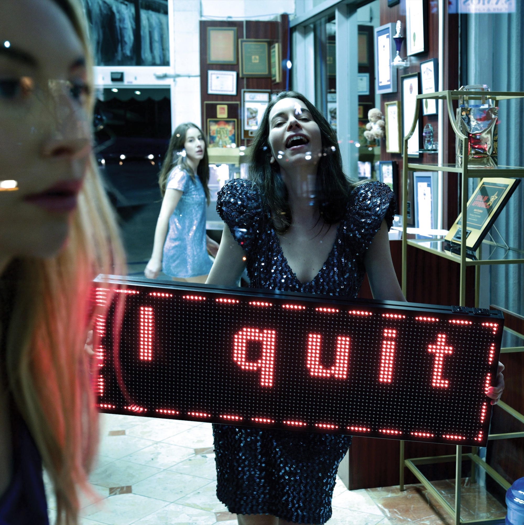 Illustrations d'album Haim 'I quit'