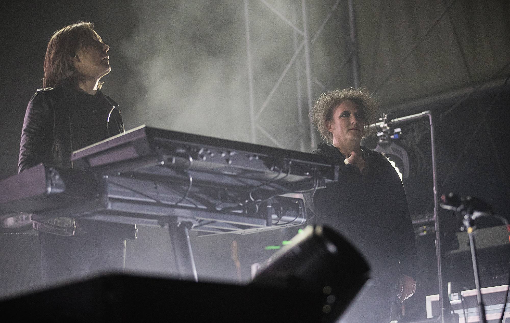 Roger O'Donnell et Robert Smith de The Cure au Sasquatch! Festival de musique (photo de Mat Hayward / Filmmagic)