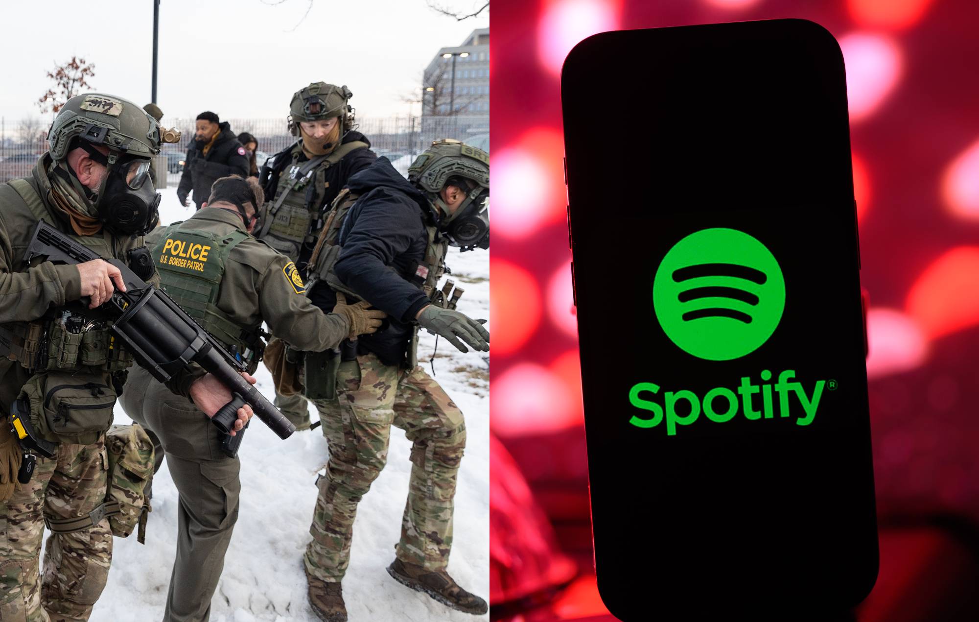 ICE ne diffuse plus de publicités sur Spotify