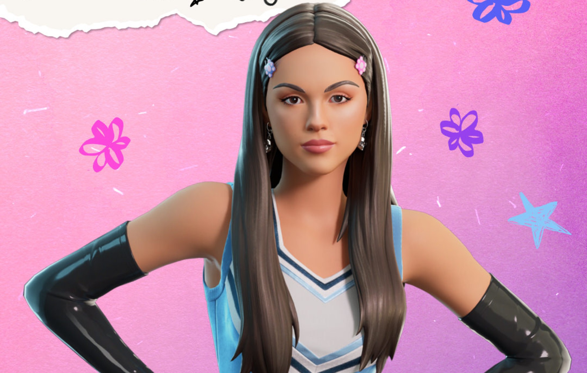 Tout est disponible avec la collaboration 'Fortnite' d'Olivia Rodrigo
