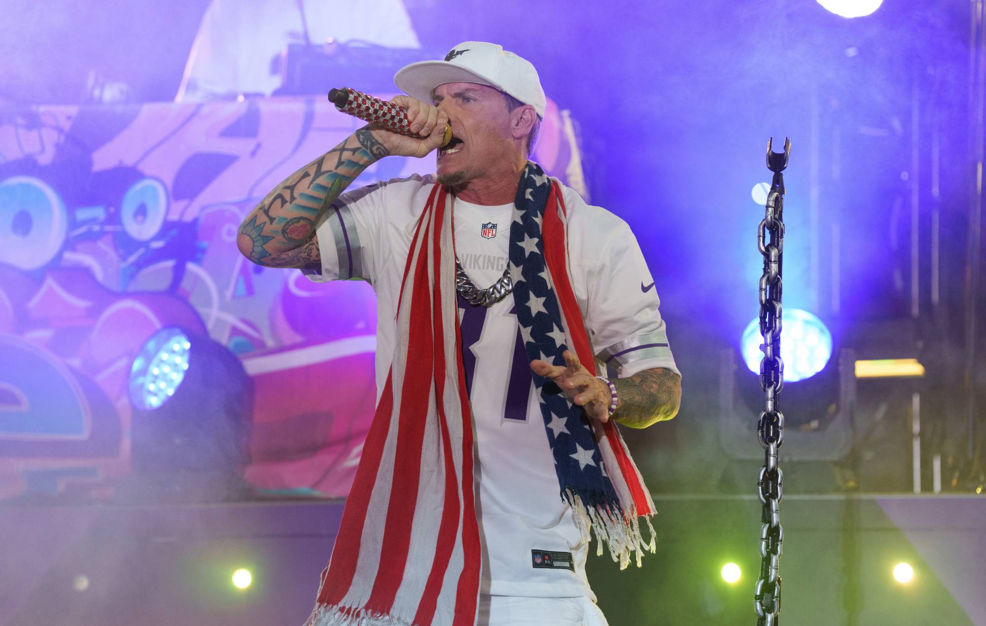 Le spectacle de Vanilla Ice au salon troublé Freedom 250 de Donald Trump a plu à la dernière minute