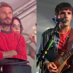Regardez David et Victoria Beckham soutenir leur fils Cruz depuis le côté de la scène à Reading 2026