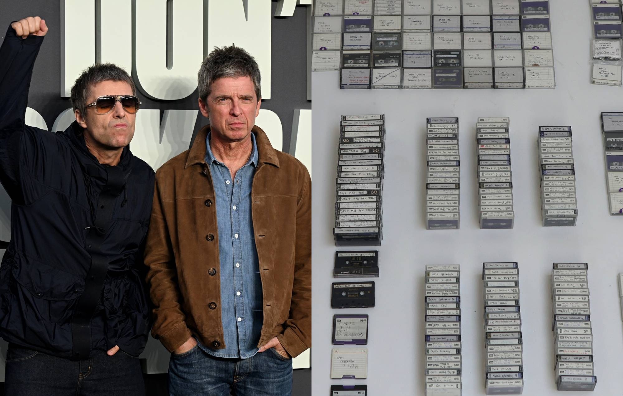 Liam and Noel Gallagher and Littleton Auctions ‘The Desk Tapes’