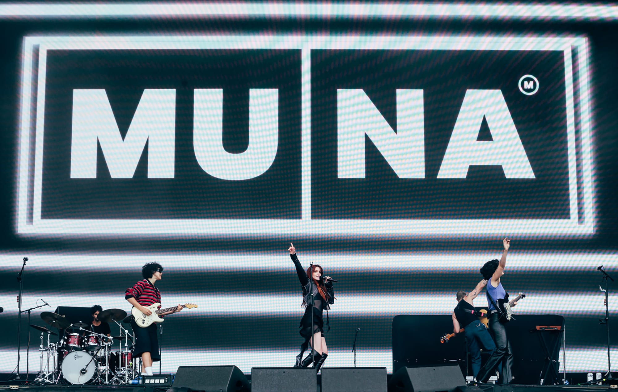 Muna live at Reading 2023, photo by Andy Ford