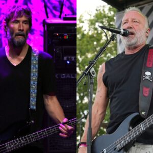 Regardez Keanu Reeves jouer sur « Love Will Tear Us Apart » après avoir présenté Peter Hook & The Light à San Francisco