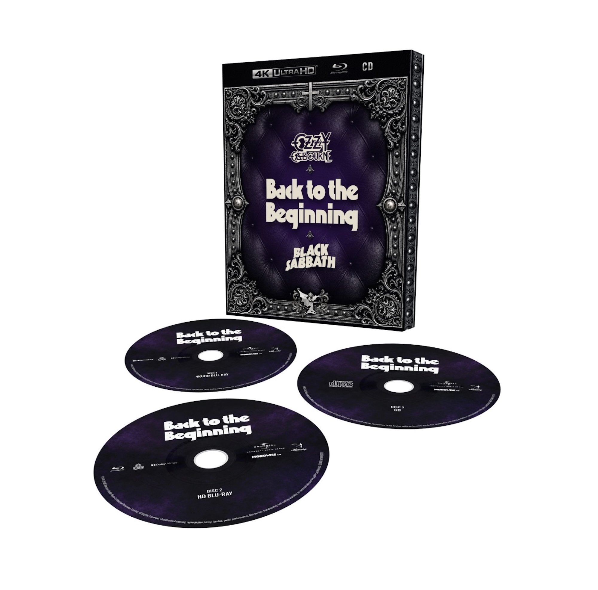 DVD 'Ozzy & Black Sabbath : Retour au début'. CRÉDIT : Presse