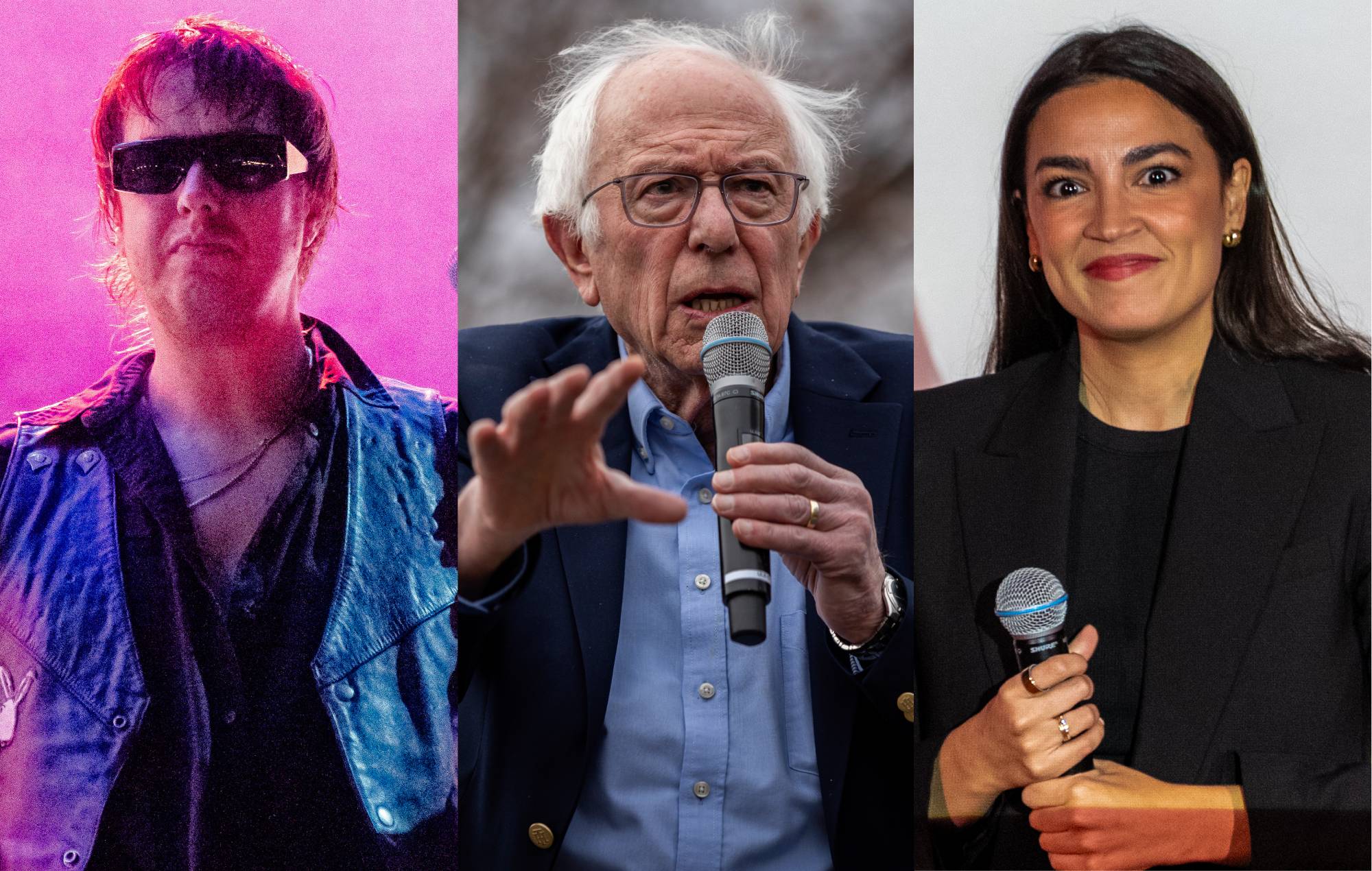 Regardez Bernie Sanders et AOC présenter The Strokes lors du grand spectacle de retrouvailles à New York
